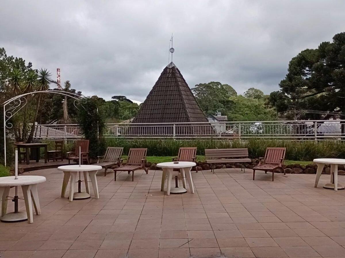 Apartamento No Residencial Village No Centro De Gramado, Com Piscina Aquecida E Hidromassagem 외부 사진